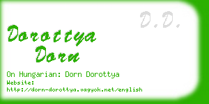 dorottya dorn business card